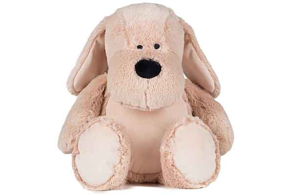 Dog bear embroidered on tummy