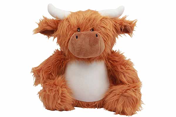 Highland Cow embroider on tummy