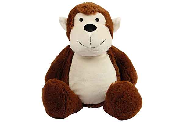 Monkey bear, your text on chest