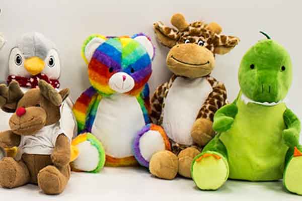 Teddy bears that can have a message on them