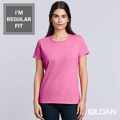 Ladies regular fit, great for printing, vinyl or transfers